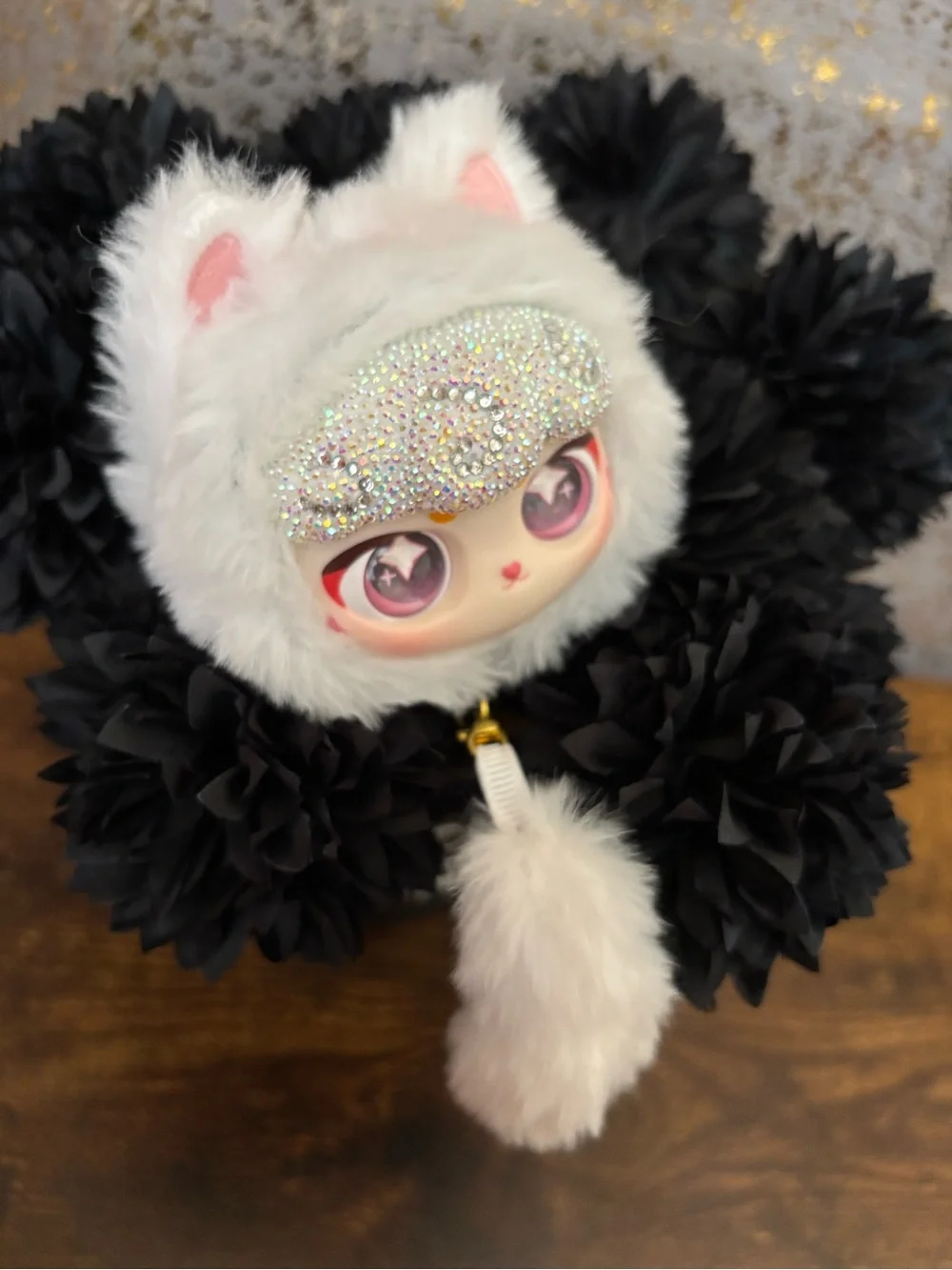 Ciaoka Lucky Meow IV series Confirmed Strawberry Daifuku with Bedazzled Bangs